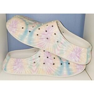 Toms Womens Alpargata Mallow Tie Dye Lightweight Comfort Clog Shoes Size 8